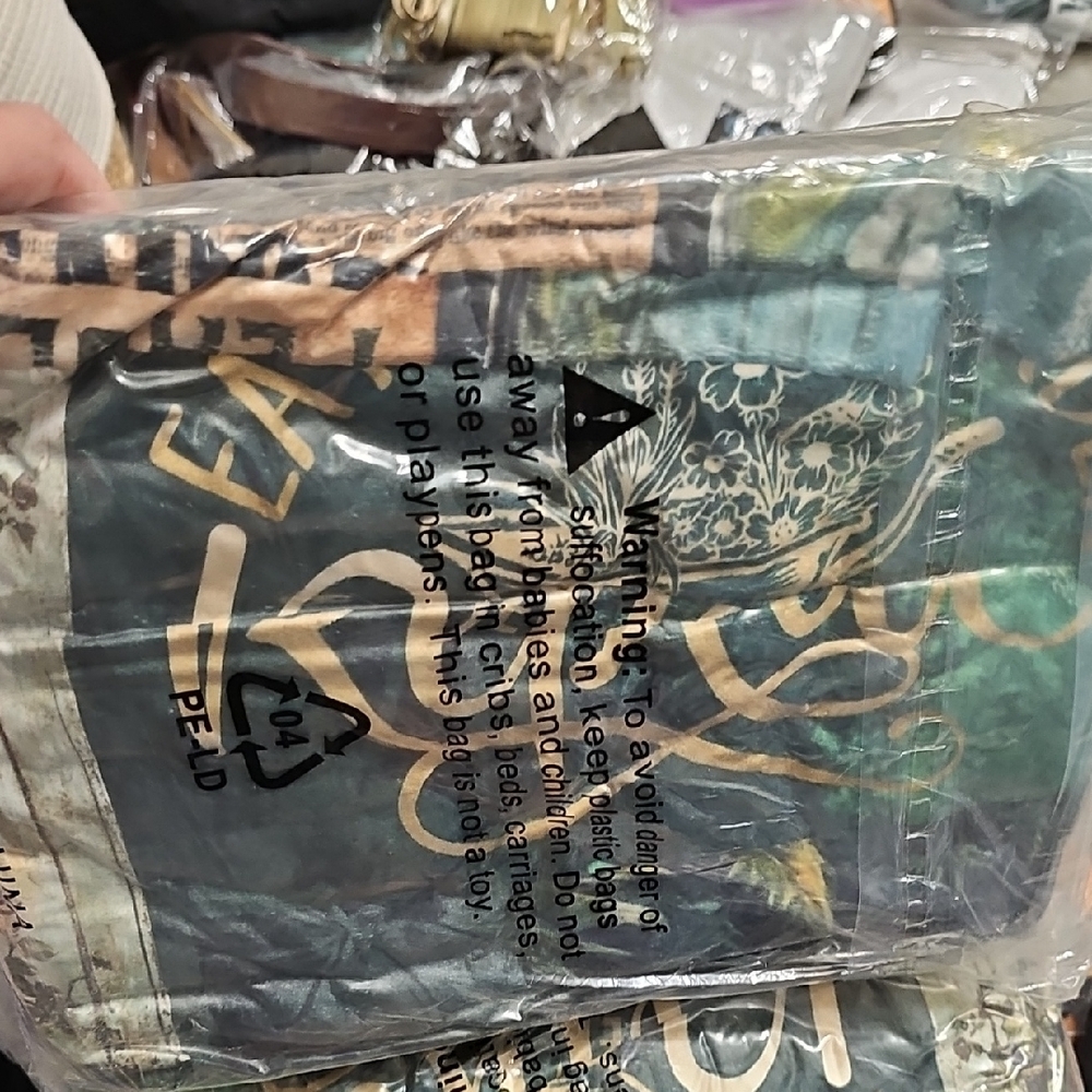 Nwt I Love My Garden Throw Blanlet 50x60 - Picture 3 of 4